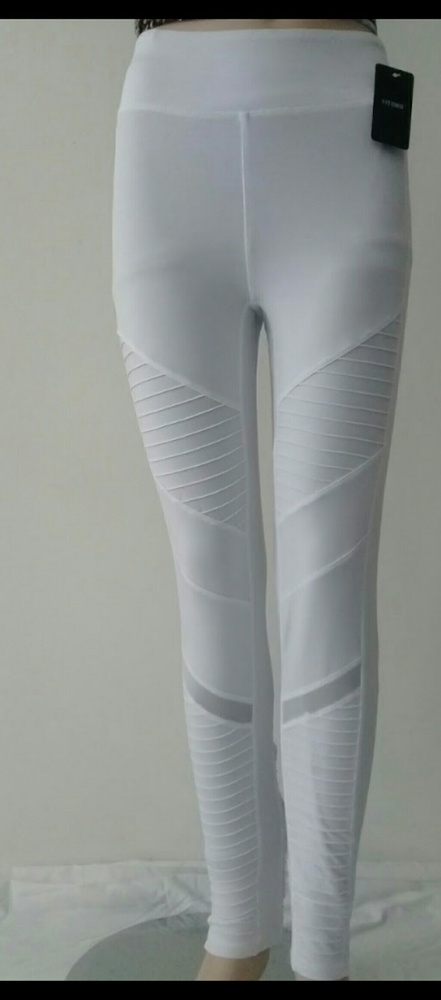 YiTong LEGGINGS Long .white Color. Size S/M.